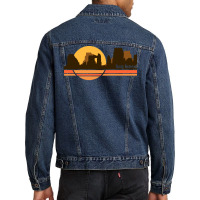 Big Bend National Park Retro 70s Tourist Souvenir Men Denim Jacket | Artistshot