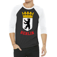 Berlin, Germany   Vintage Style Design 3/4 Sleeve Shirt | Artistshot