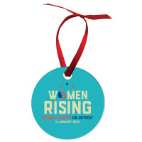 Women's Rising   Women's March On Detroit Ornament | Artistshot