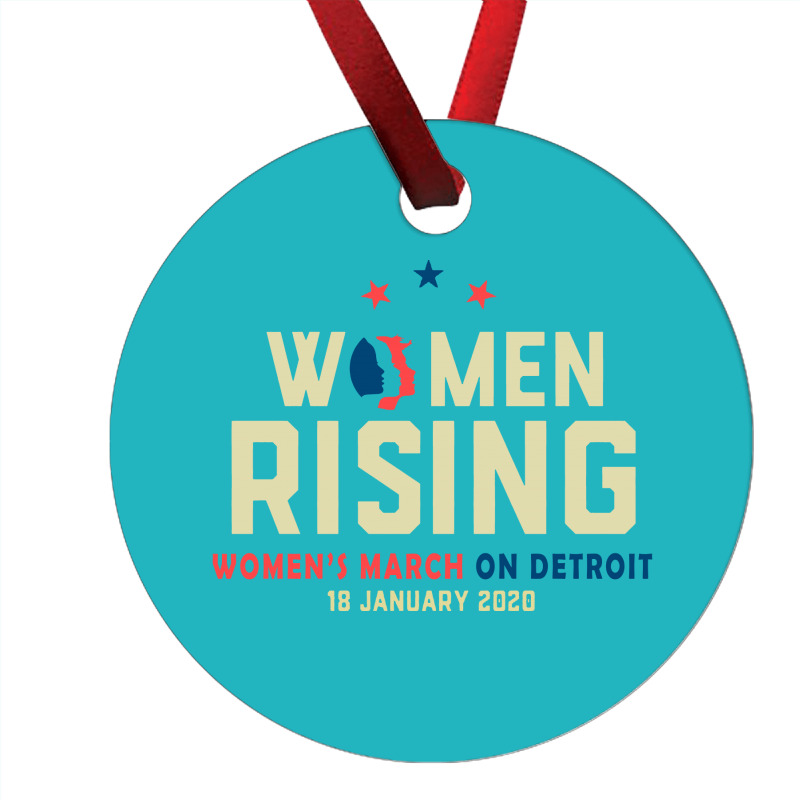 Women's Rising   Women's March On Detroit Ornament | Artistshot