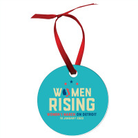 Women's Rising   Women's March On Detroit Ornament | Artistshot