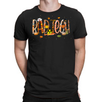 Rad Tech Leopard Plaid Pilgrim Hat Fall Thanksgivi T-shirt | Artistshot