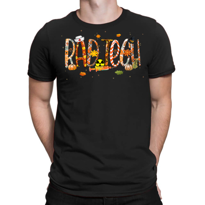 Rad Tech Leopard Plaid Pilgrim Hat Fall Thanksgivi T-shirt | Artistshot