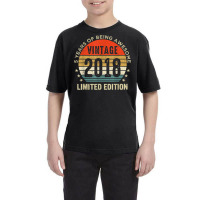 5 Year Old Gifts Vintage 2018 Limited Edition 5th Youth Tee | Artistshot