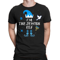 Happy Hanukkah Jewish Elf Family Group Christmas P T-shirt | Artistshot