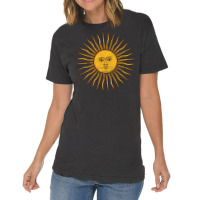 Argentina Sun  Vintage Style Flag Design Vintage T-shirt | Artistshot