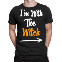 Funny Halloween For Men I'm With The Witch Funny H T-shirt | Artistshot