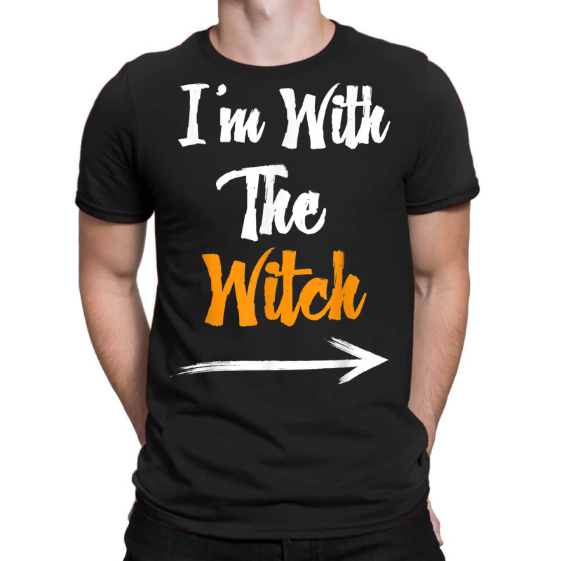 Funny Halloween For Men I'm With The Witch Funny H T-shirt | Artistshot