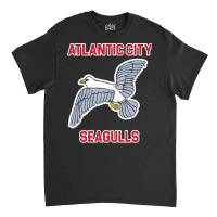 Atlantic City Seagulls )( Retro Throwback Basketba Classic T-shirt | Artistshot