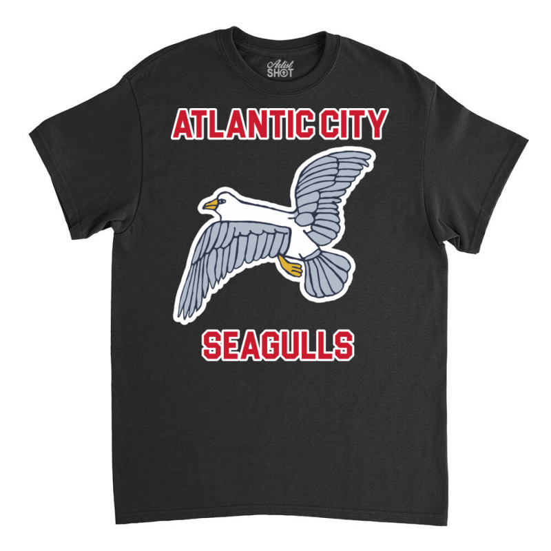 Atlantic City Seagulls )( Retro Throwback Basketba Classic T-shirt | Artistshot