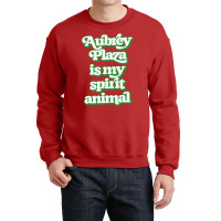 Aubrey Plaza Is My Spirit Animal Crewneck Sweatshirt | Artistshot