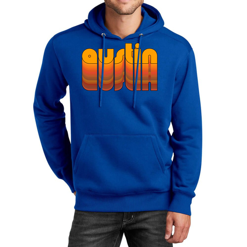 Austin Texas Pride Retro Style Represent Unisex Hoodie | Artistshot