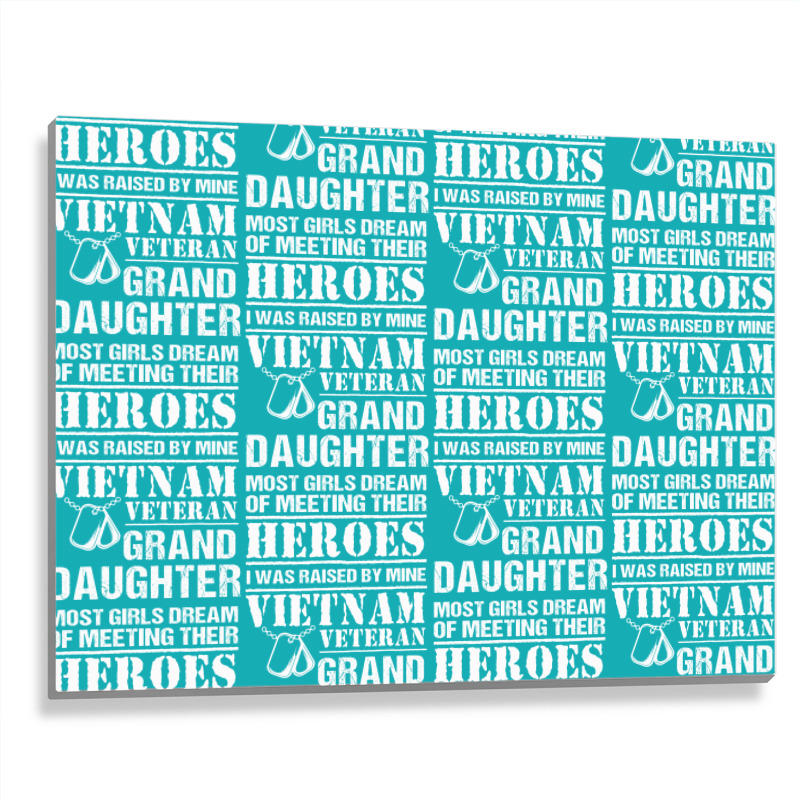 Vietnam Veteran Granddaughter Metal Print Horizontal | Artistshot