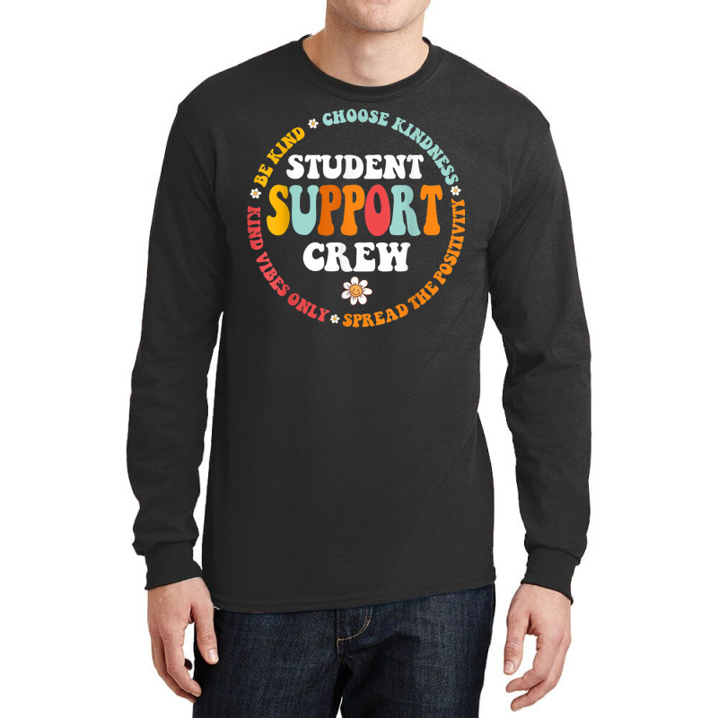 Student Support Crew School Counselor Student Serv Long Sleeve Shirts | Artistshot