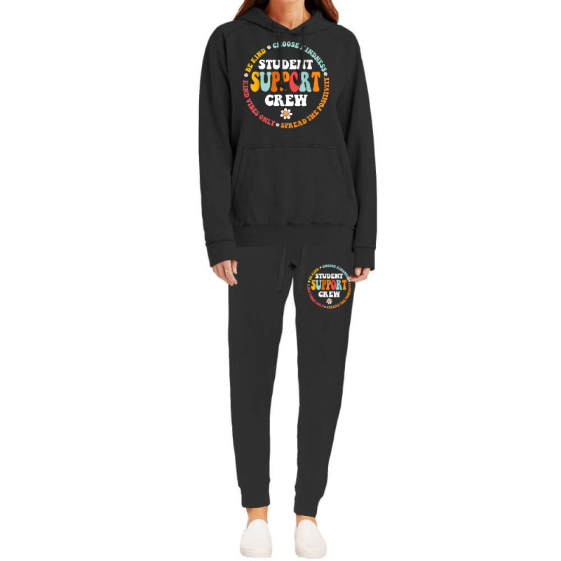 Student Support Crew School Counselor Student Serv Hoodie & Jogger Set | Artistshot