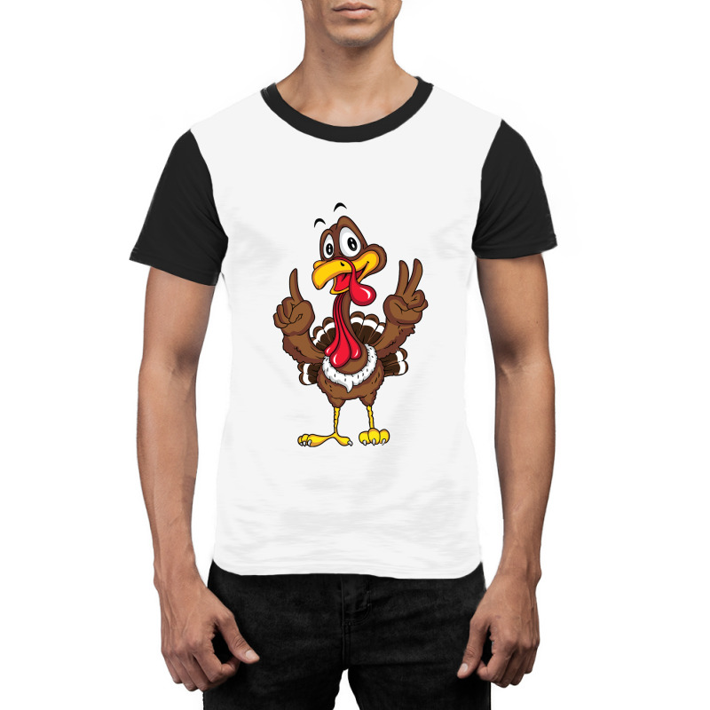 Turkey Graphic T-shirt by nokwqaart | Artistshot