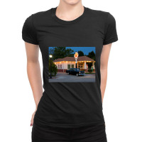 The Filling Station Ladies Fitted T-shirt | Artistshot