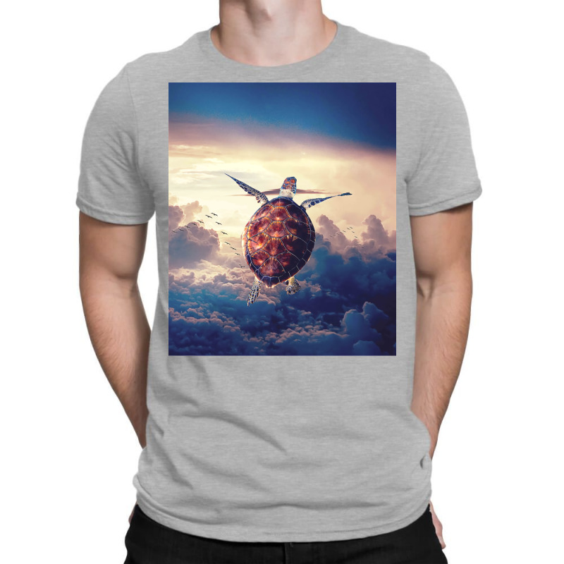 Cute Flying Turtle Humor T-shirt | Artistshot