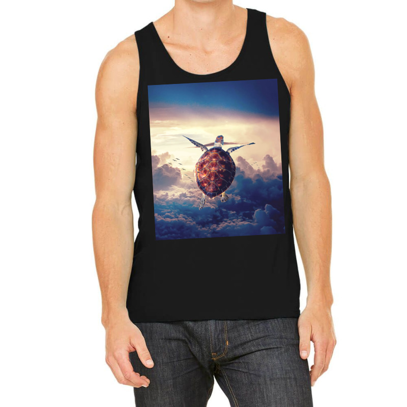 Cute Flying Turtle Humor Tank Top | Artistshot