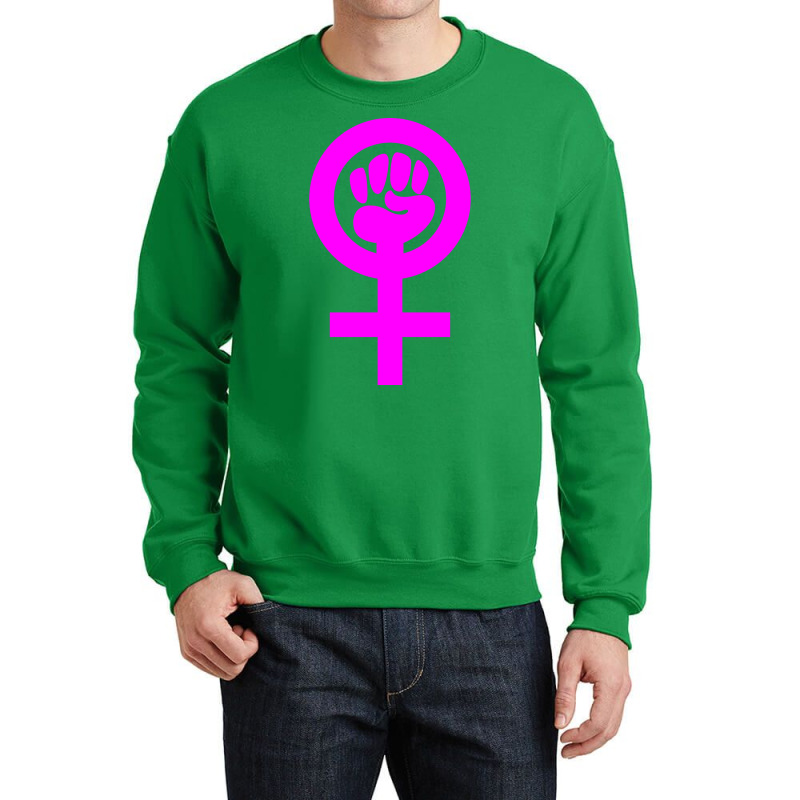 Feminism Girl Crewneck Sweatshirt by ramdelisney6 | Artistshot