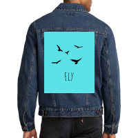 Fly Red Men Denim Jacket | Artistshot