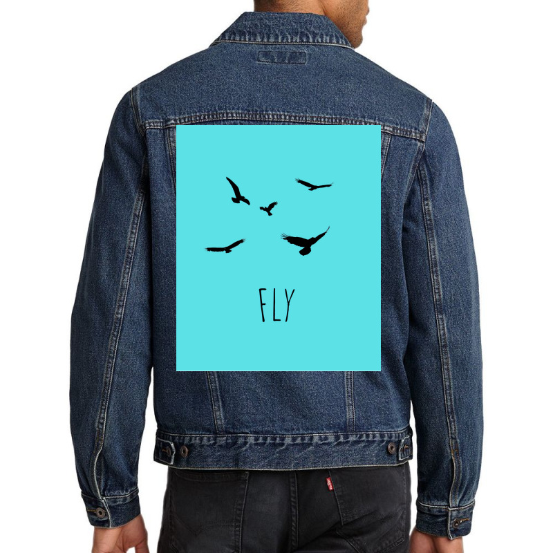 Fly Red Men Denim Jacket | Artistshot