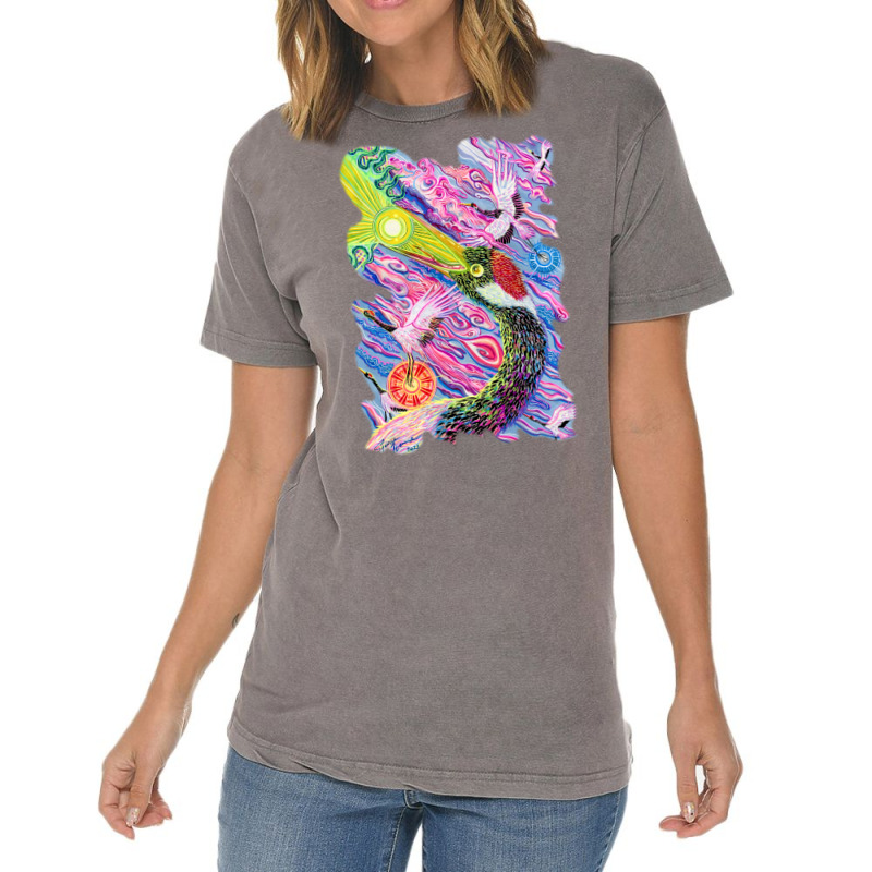 Flying Cranes Quote Vintage T-shirt | Artistshot