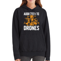 Quadcopter Quote For A Quadcopter Pilot Blue Vintage Hoodie | Artistshot