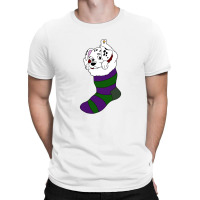 Dalmatian Puppy In A Stocking T-shirt | Artistshot