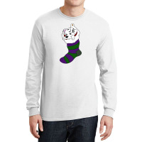 Dalmatian Puppy In A Stocking Long Sleeve Shirts | Artistshot