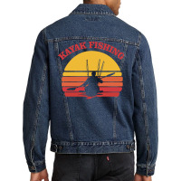 Fishing Kayak Fishing Men Denim Jacket | Artistshot