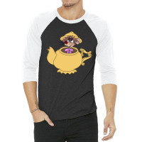 Dormouse In A Teapot 3/4 Sleeve Shirt | Artistshot