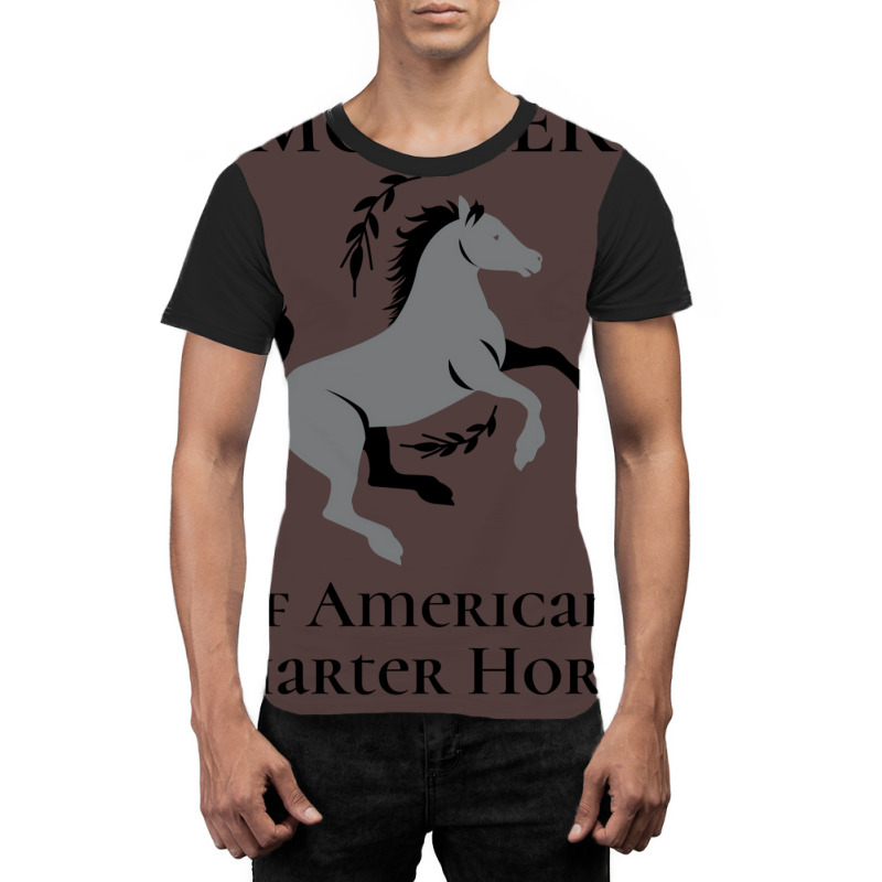 Mother Of American Quarter Horses Graphic T-shirt by harpegrugerq | Artistshot