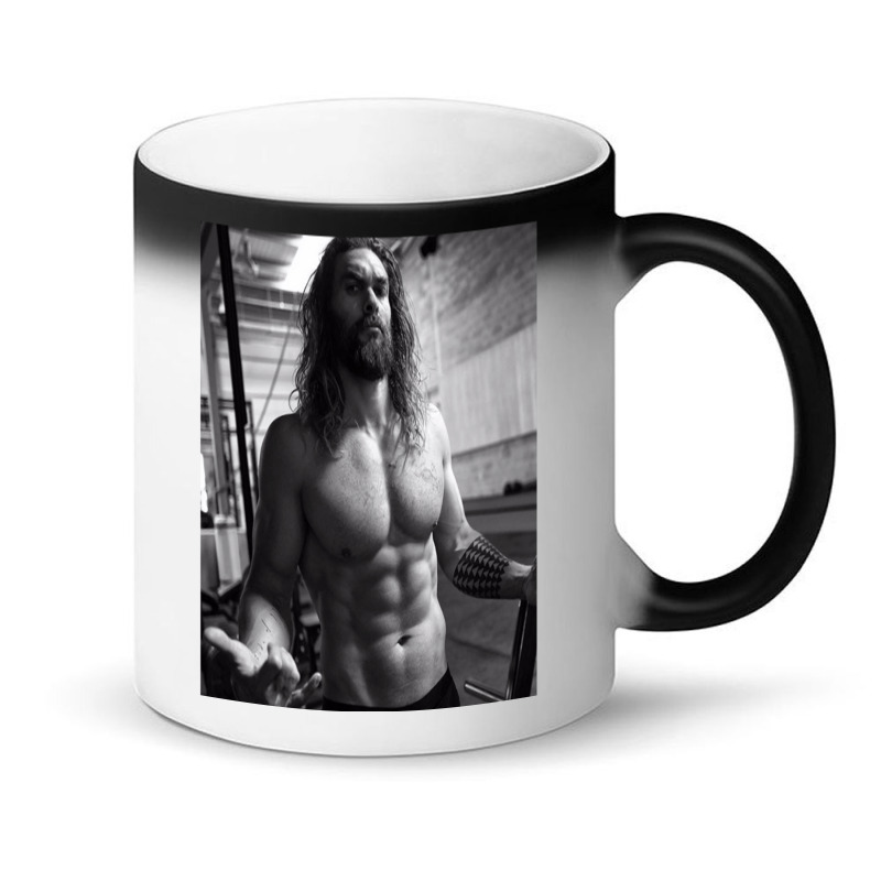 Jason Momoa Shirtless Magic Mug | Artistshot