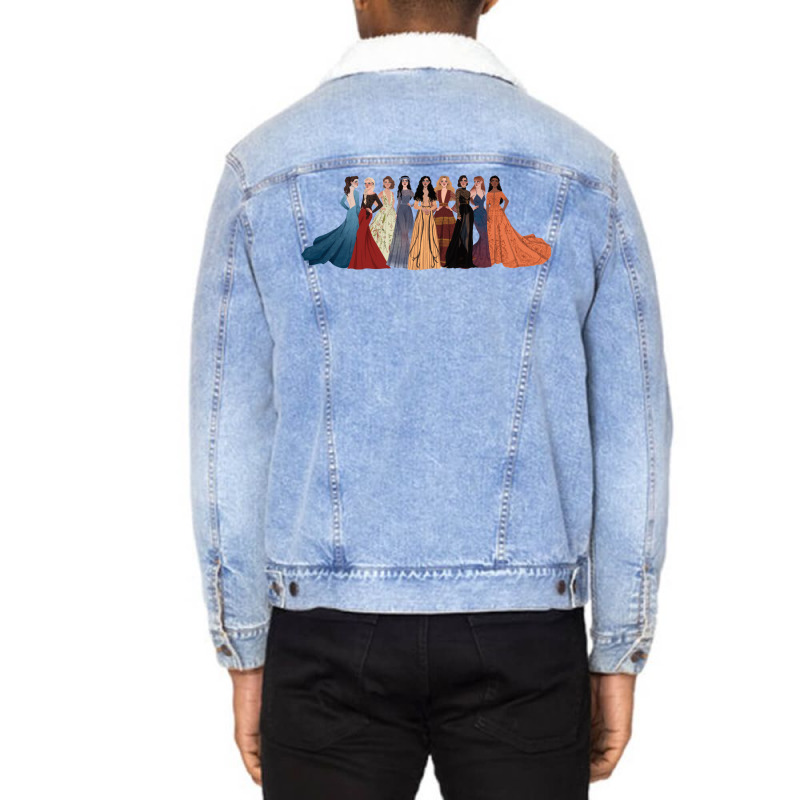 The Great Houses Unisex Sherpa-Lined Denim Jacket by harpegrugerq | Artistshot