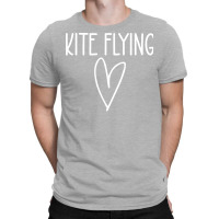 Kite Flying Heart Girl T-shirt | Artistshot