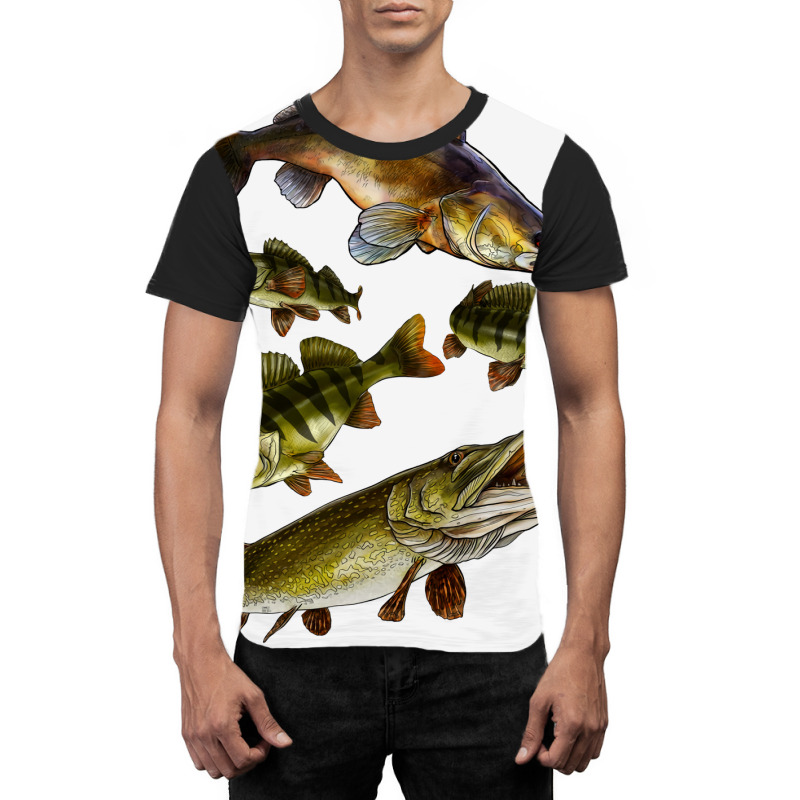 Predators Fish Hippie Graphic T-shirt by racidaniritx | Artistshot