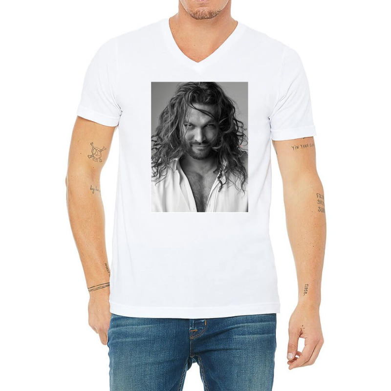 People Call Me Jason Momoa Vintage Inspired 90's R V-neck Tee | Artistshot