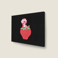 Strawberry Shortcake Love Landscape Canvas Print | Artistshot