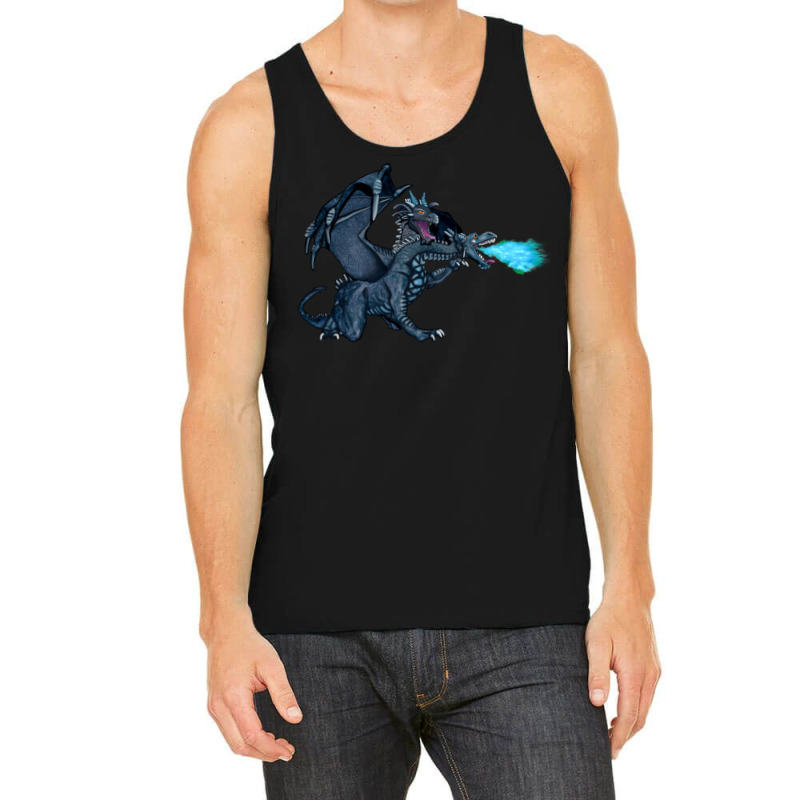 Two Headed Ice Dragon Tank Top | Artistshot