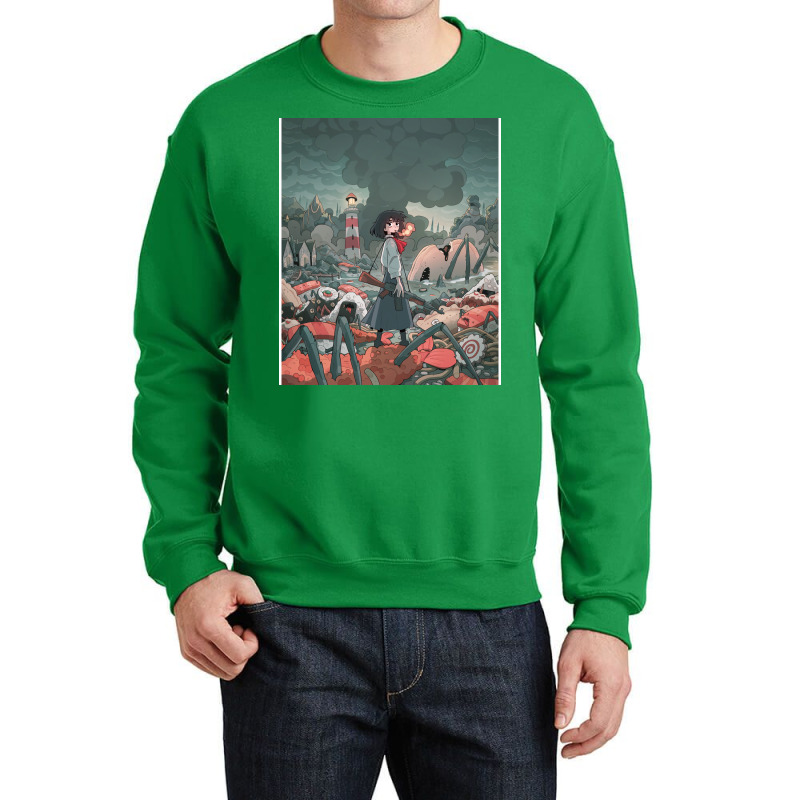 Japanese Food Invasion Boy Crewneck Sweatshirt by htzgannuliu | Artistshot