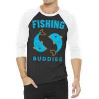 Fishing Buddies 70s 3/4 Sleeve Shirt | Artistshot