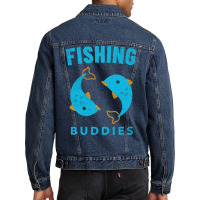 Fishing Buddies 70s Men Denim Jacket | Artistshot