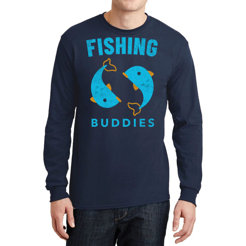 Fishing Buddies 70s Long Sleeve Shirts by zydravidic2 | Artistshot