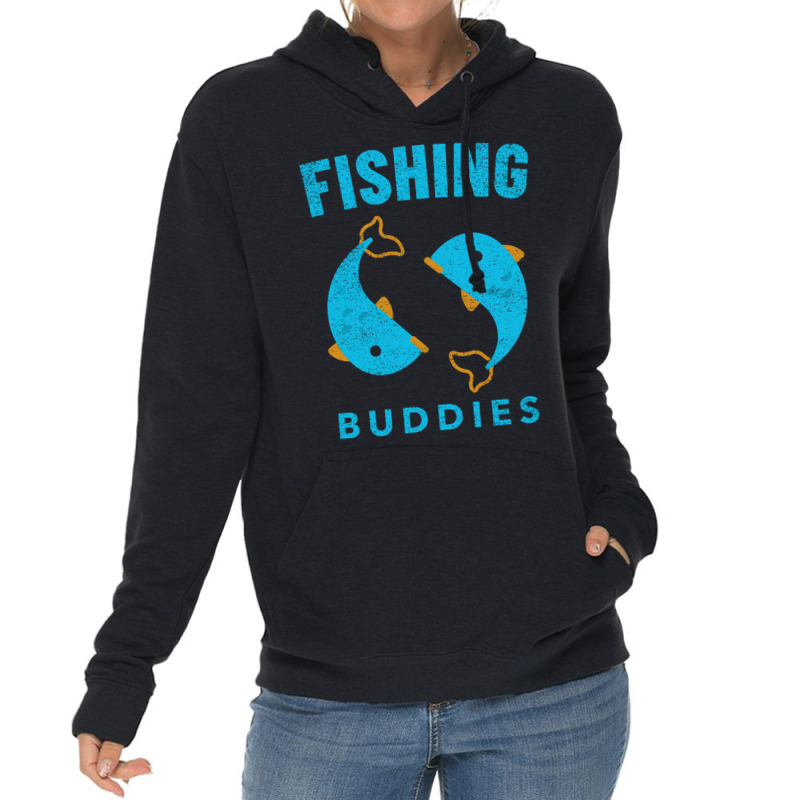 Fishing Buddies 70s Lightweight Hoodie by zydravidic2 | Artistshot