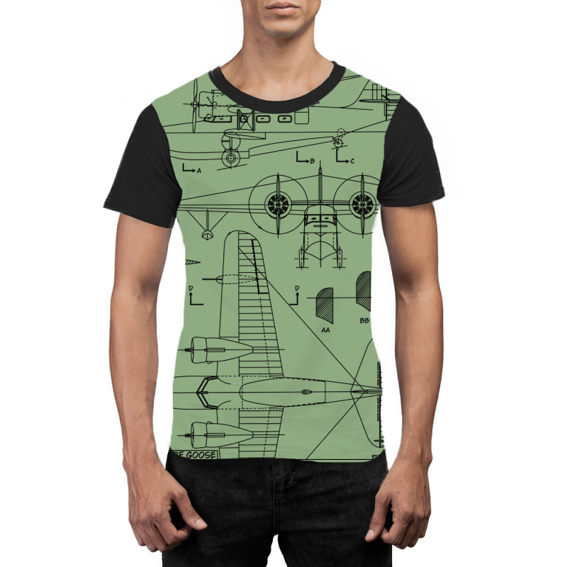 G21 Jrf Goose American Ww2 Amphibious Flying Boat Graphic T-shirt | Artistshot