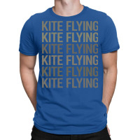 Gray Text Art Kite Flying Trending T-shirt | Artistshot