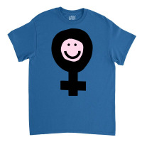 Female Smile For Minimal Feminism Music Classic T-shirt | Artistshot