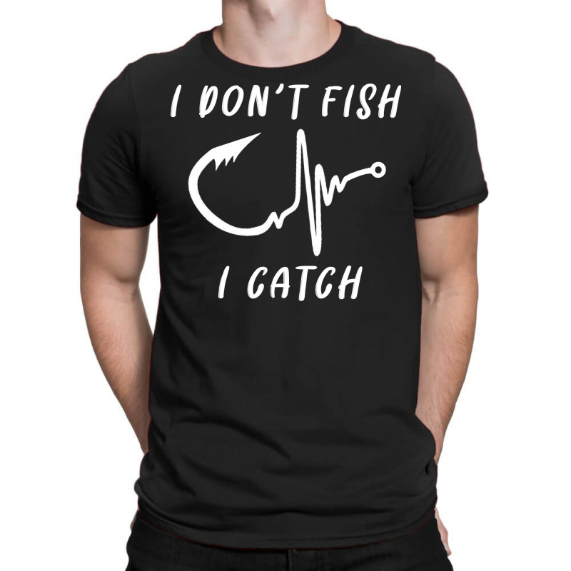 Funny Fishing Hipster Blue T-Shirt by zydravidic2 | Artistshot