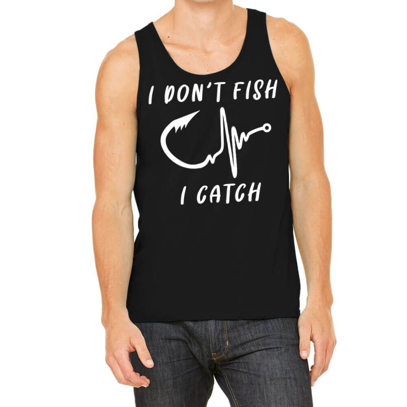 Funny Fishing Hipster Blue Tank Top by zydravidic2 | Artistshot